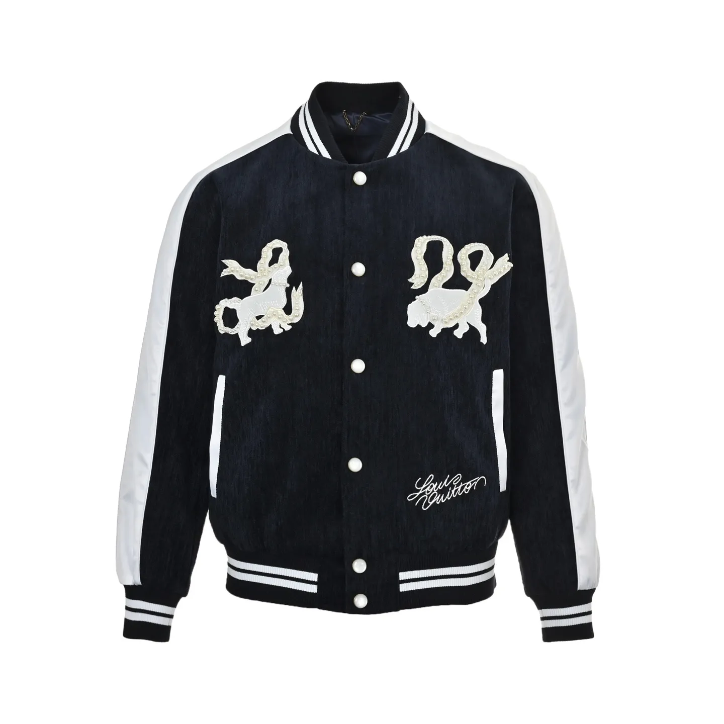 Louis Vuitton/Louis Vuitton 24Fw Pearl Velvet Yokosuka Jacket Jacket
